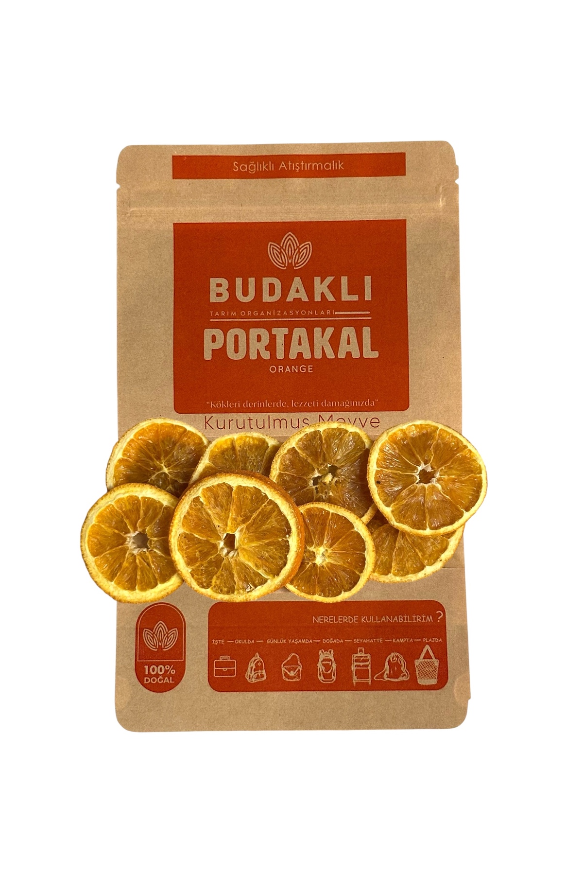 Kuru Portakal %100 Meyve - Şeker Ilavesiz 100 Gr.