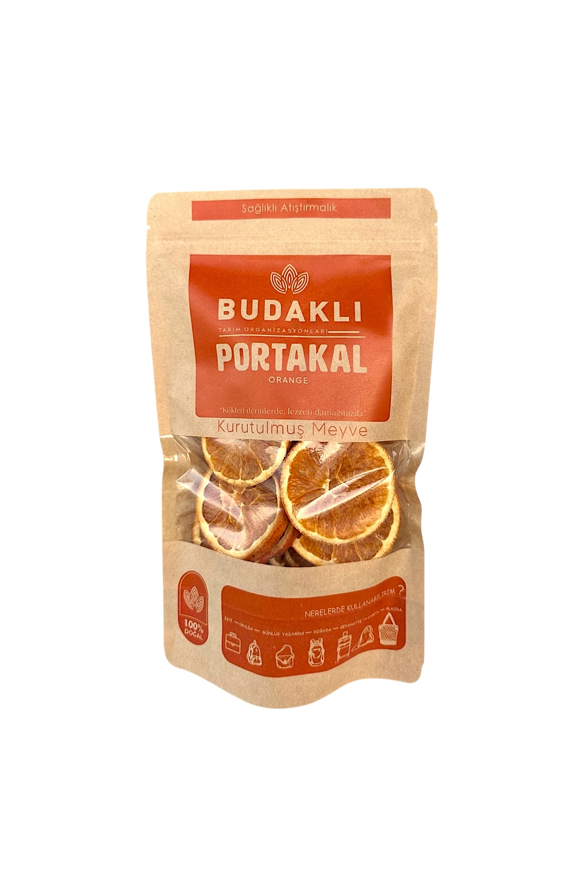 Kuru Portakal %100 Meyve - Şeker Ilavesiz 100 Gr.