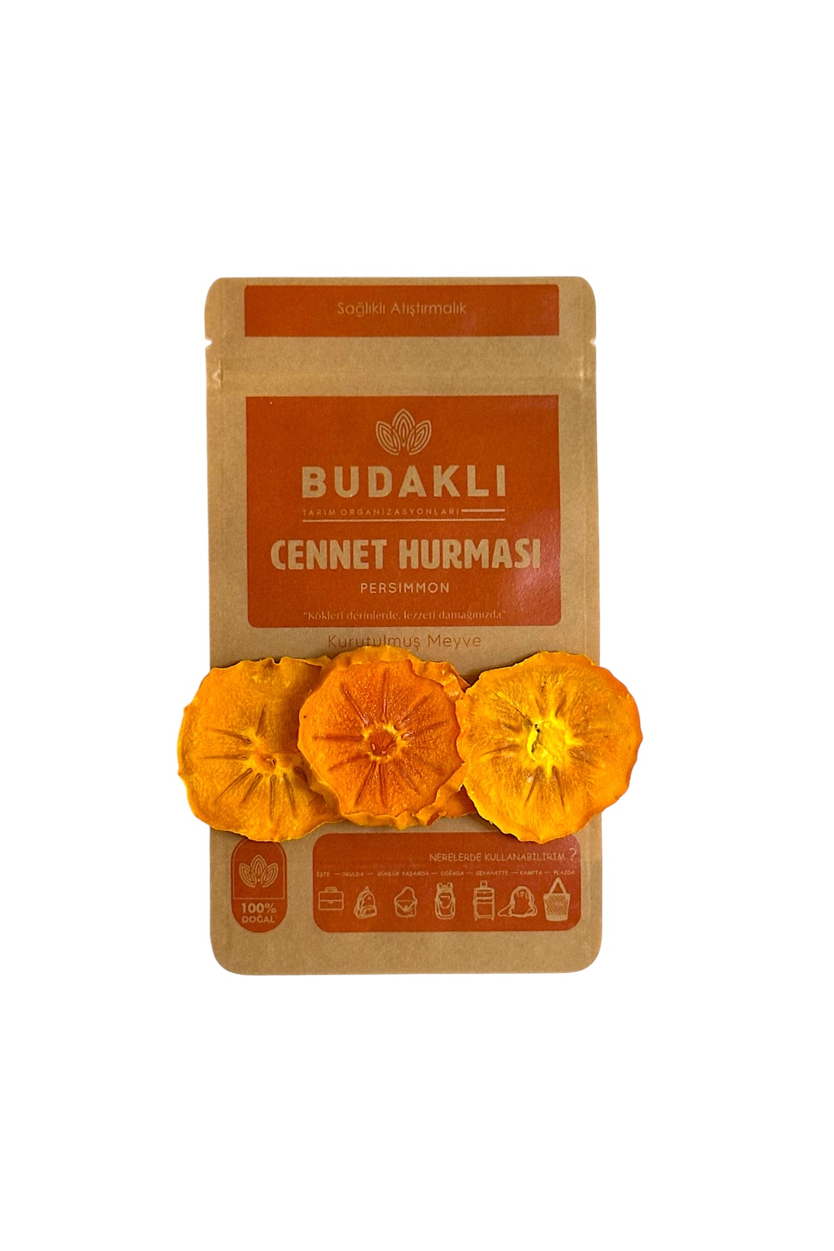 Kuru Trabzon (Cennet) Hurması - %100 Meyve - 100Gr - Şekersiz