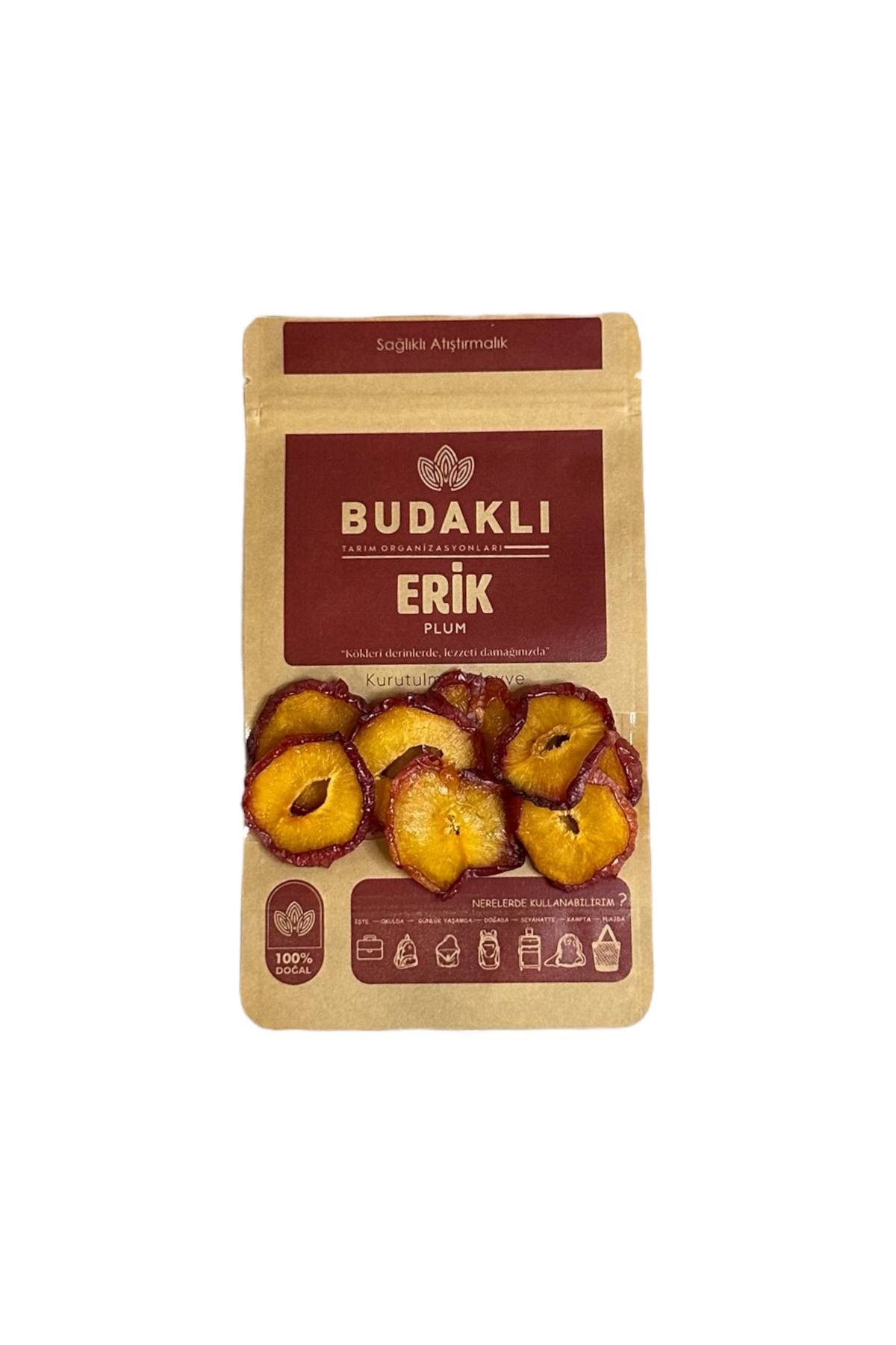 Kuru Halka Erik - %100 Meyve - 100Gr- Tatlı Ekşi